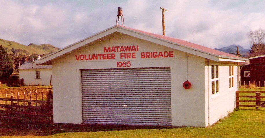 Matawai Fire Station in 1976