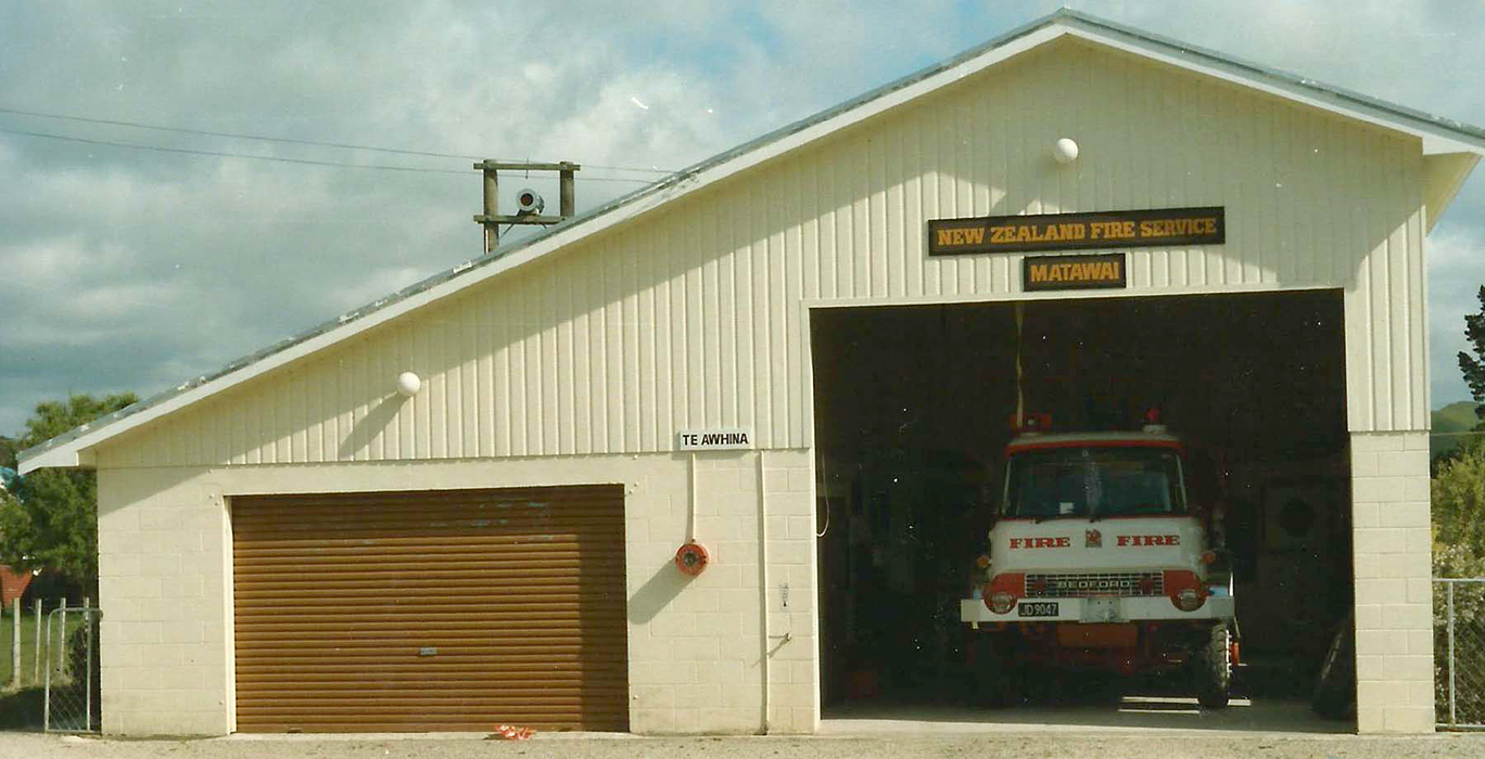 Matawai Fire Station in 1980