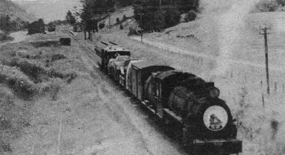 Matawai Railway Station 1954