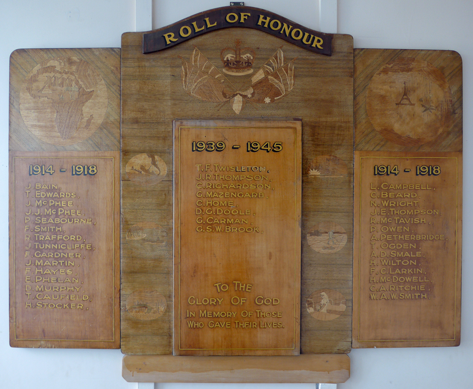 Matawai Roll of Honour