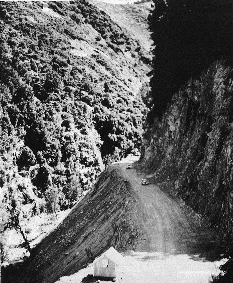 New Waioeka Gorge Road 1959