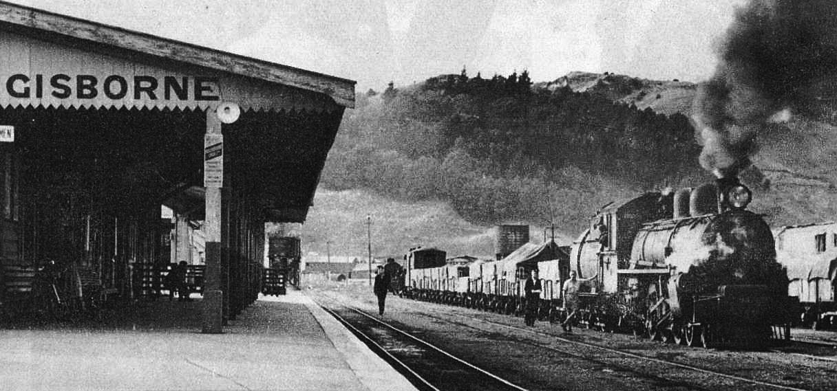 Last Motuhora train from Gisborne Station